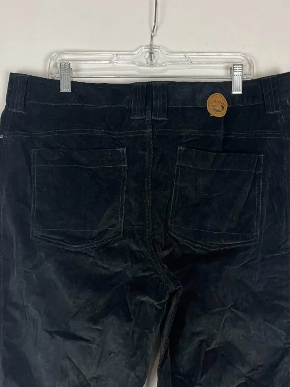 EUC Adidas Skateboarding Mens Black Corduroy Plaid Lined Skate Pants Size 36